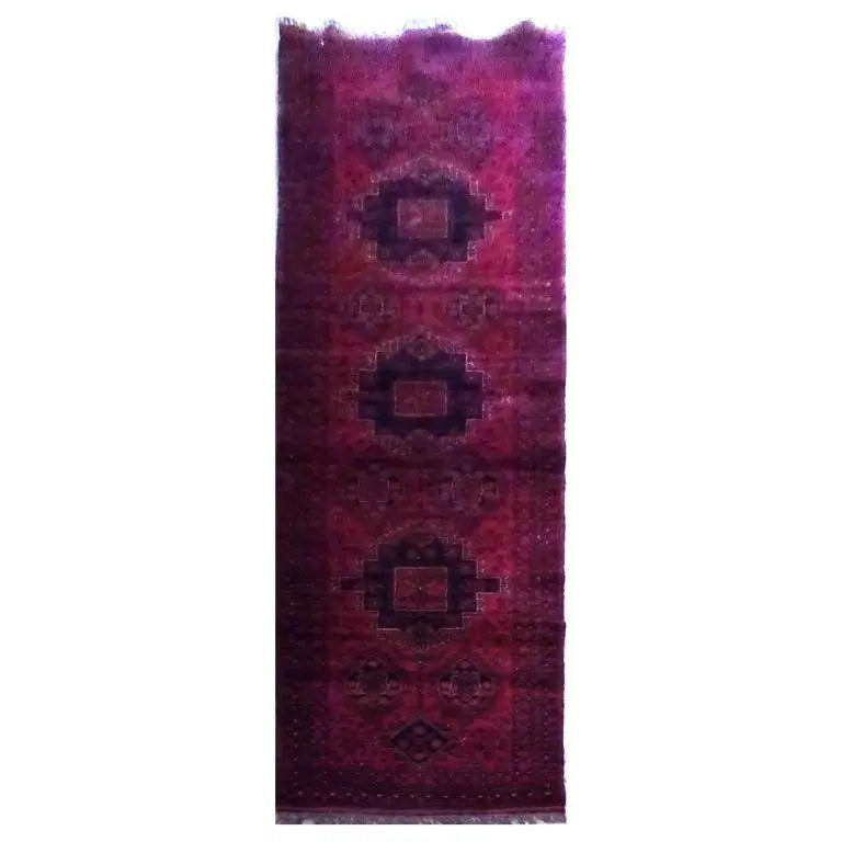 One Of The Kind Afghani Khotan Rug 9'8" x 2'7"